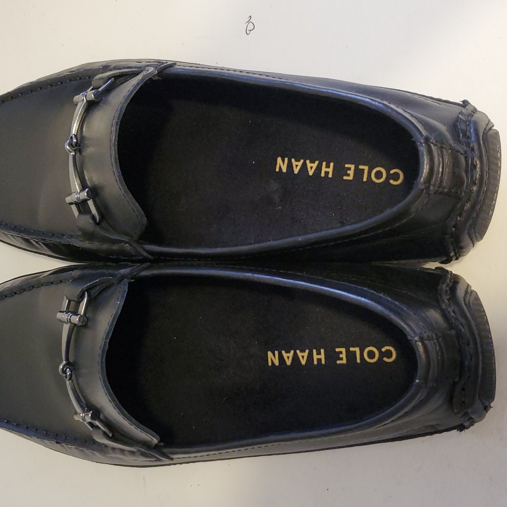Cole Haan Men’s Wyatt Horse Bit Driver Loafer In Black Size 7.5M - Picture 5 of 10
